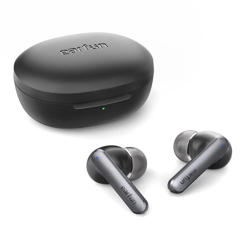 Tai nghe True Wireless EarFun Air S - Chống ồn chủ động ANC, Chip Qualcomm QCC3046, Bluetooth 5.2, CODEC apt-X, Microphone chống ồn cVc 8.0, Hỗ trợ chơi Game, Sạc không dây Qi - Hàng chính hãng