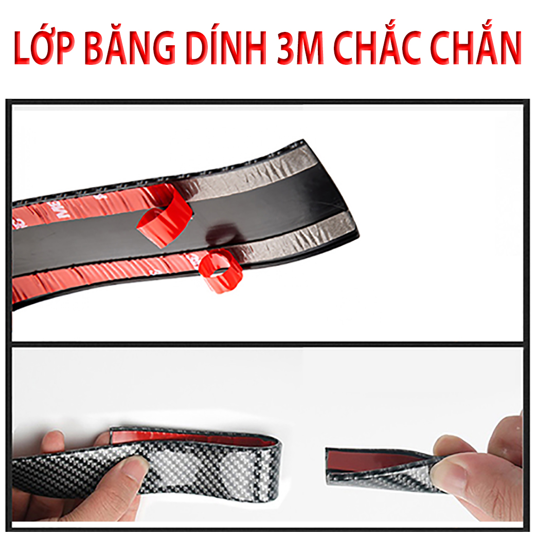 Decal Carbon Dán Xe Ô Tô - Chống Trầy Xước đầy đủ kích thước - Hàng Chính Hãng