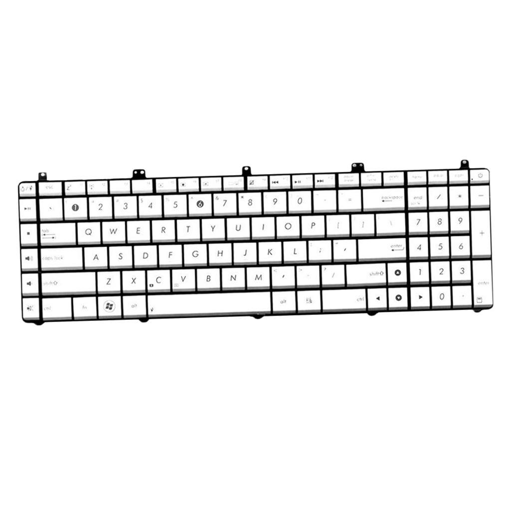 For Asus N55 N55S N55X N75S N75SF New Plastic US PC Laptop Keyboard Keypad