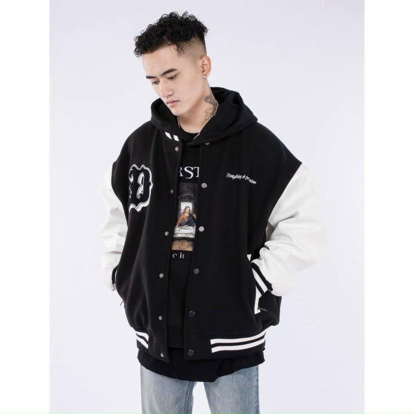 ÁO KHOÁC HOODIE NỈ NGOẠI BOMBER CHỮ D MẪU MỚI HOTTREND