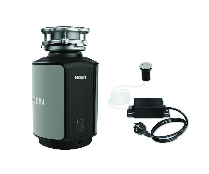 Máy xay rác bồn rửa chén + bộ nút nhấn MOEN GX50MCL+PJW1001