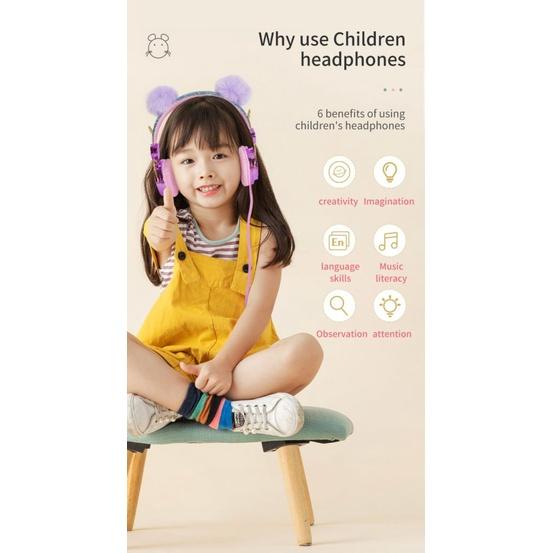 Tai Nghe Mèo Bluetooth Chụp Tai Dễ Thương Tai Nghe Có Dây Với Microphone Cô Gái Stereo Âm Nhạc Tai Nghe Máy Tính Điện Thoại Di Động Gamer Tai Nghe headphone tai mèo