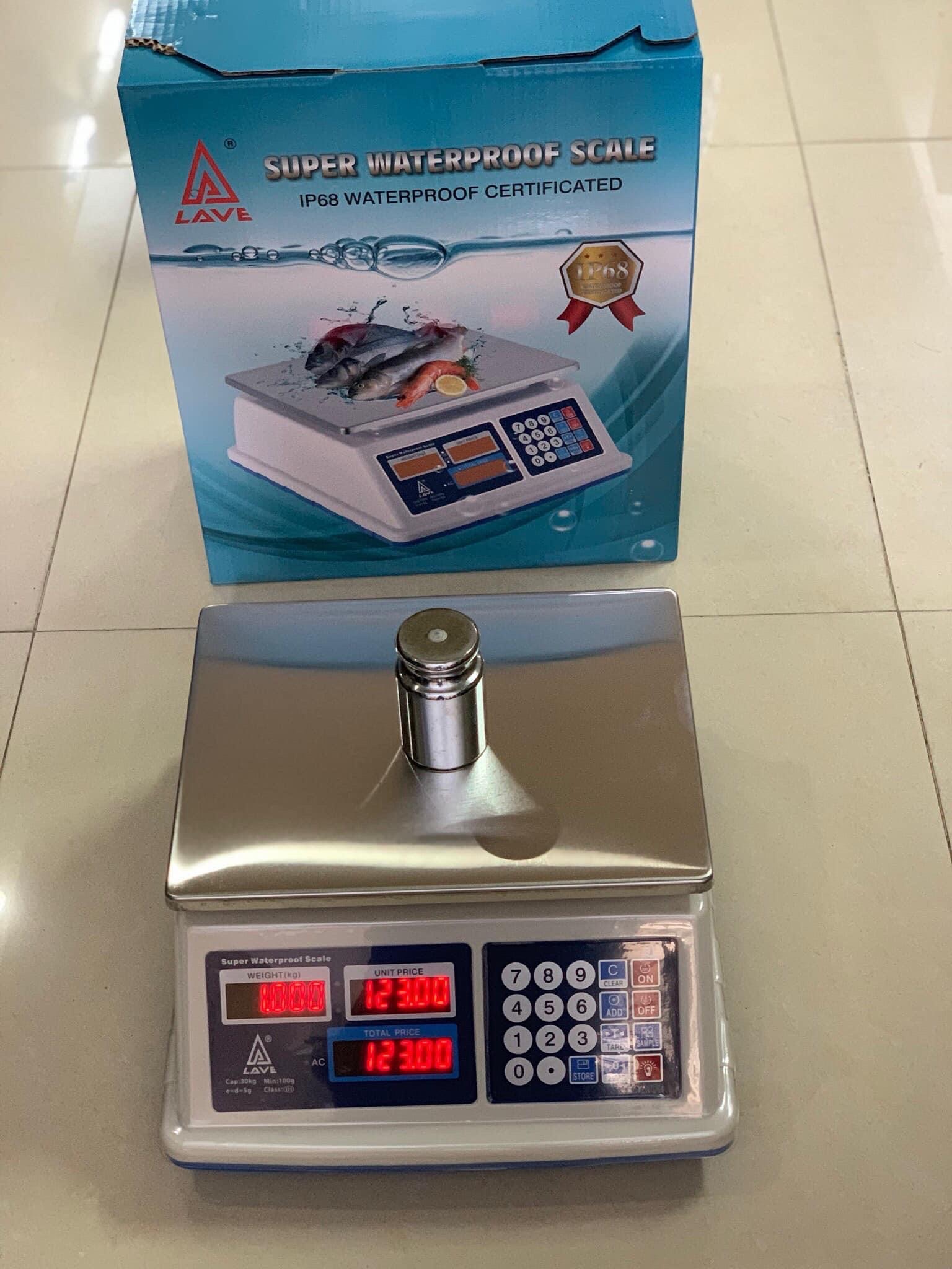 Cân Điện Tử Tính Tiền Chống Nước WSA 30 kg