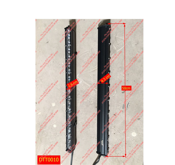 Đèn led thanh 1 hàng dài 50cm Trắng