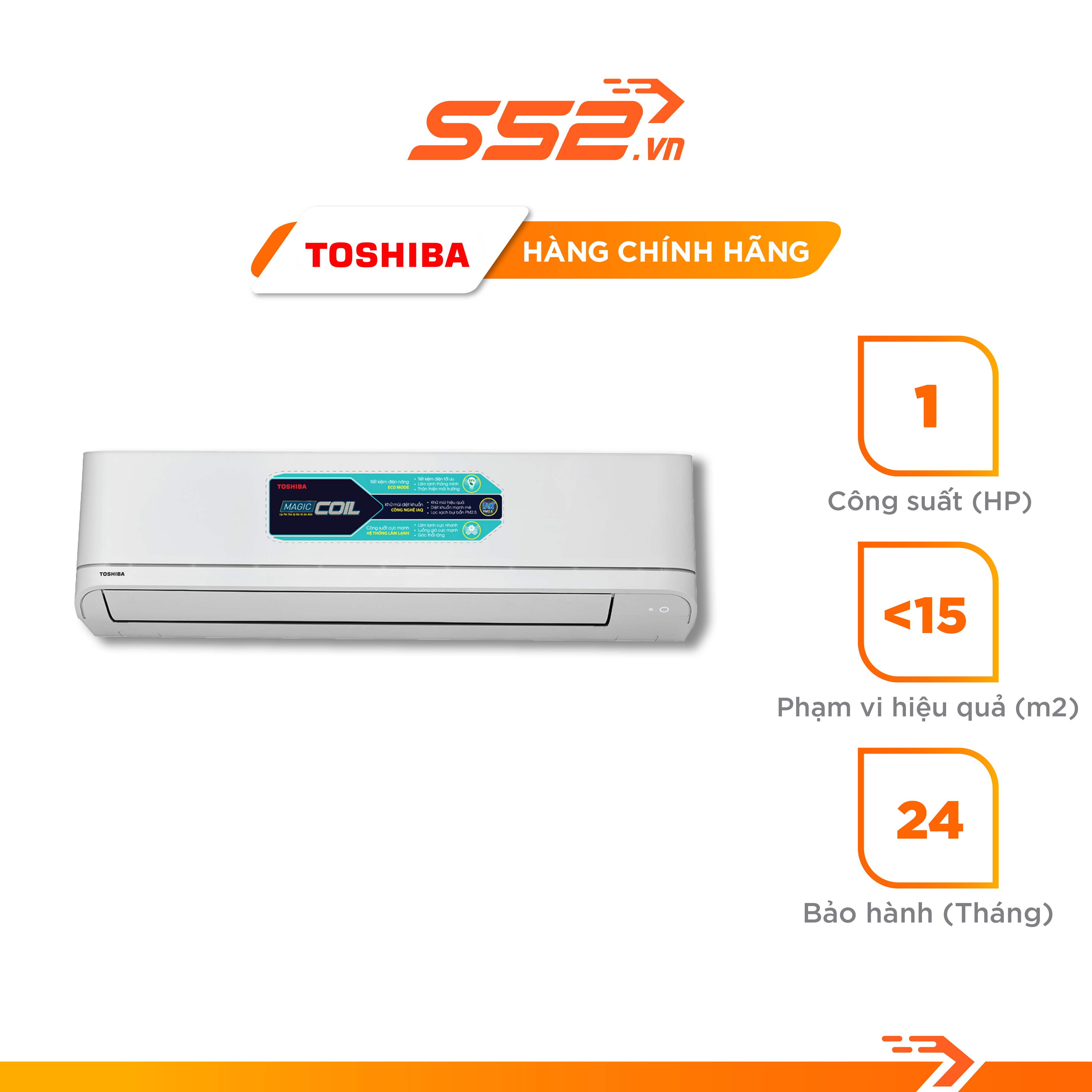 Máy Lạnh Toshiba RAS-H10U2KSG-V/RAS-H10U2ASG-V- Hàng chính hãng- Giao toàn quốc