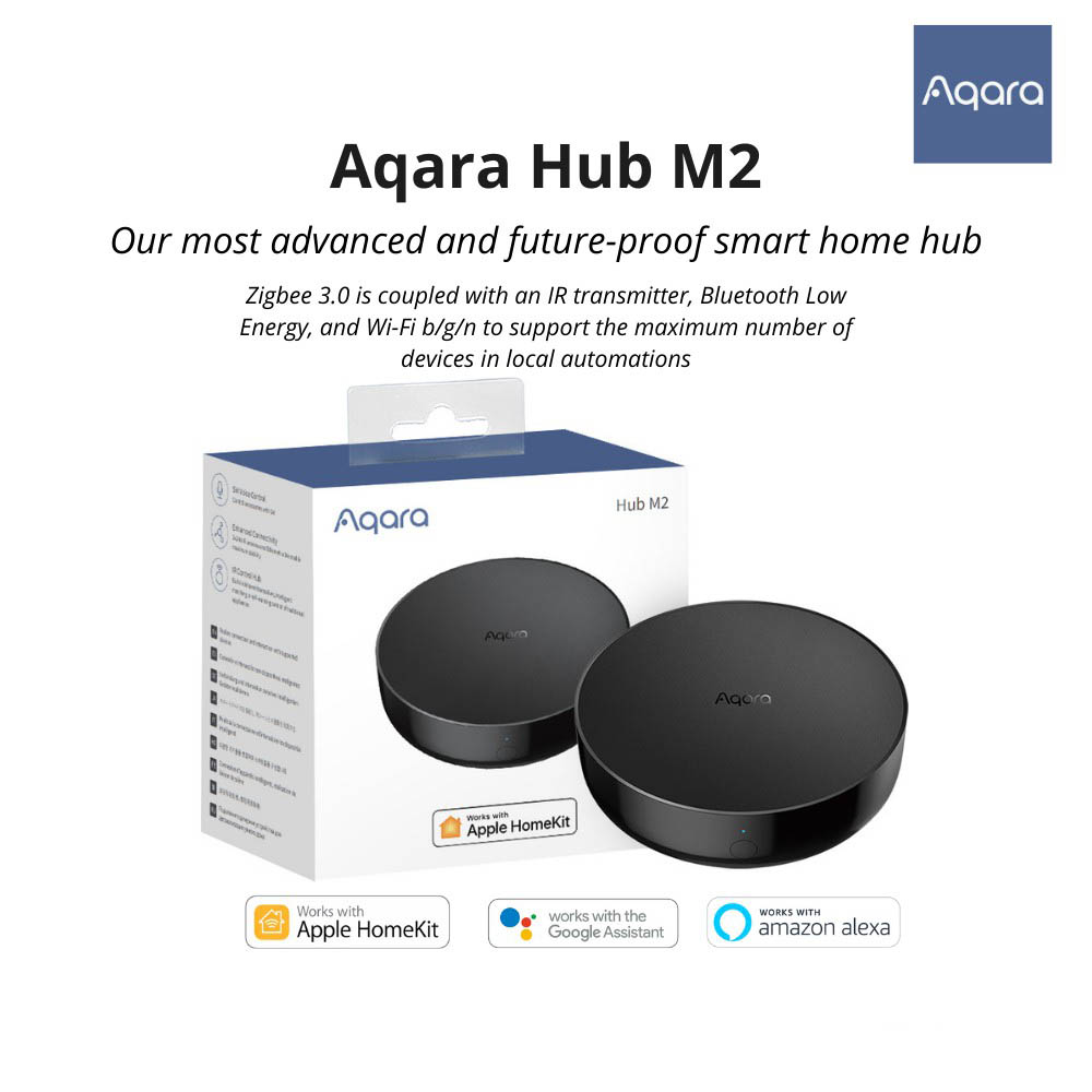 Aqara Hub M2 Smart Zigbee 3.0 và Bluetooth Hồng ngoại - Bản Quốc Tế - Hàng Chính Hãng