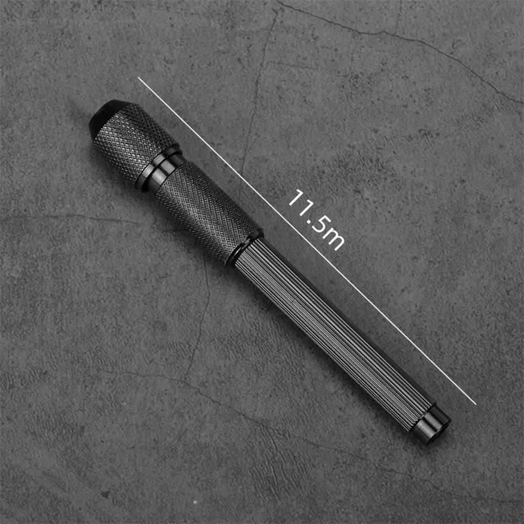Aluminum Alloy Permanent Makeup Pen Holder Cover for Skin Marker Pen - Black