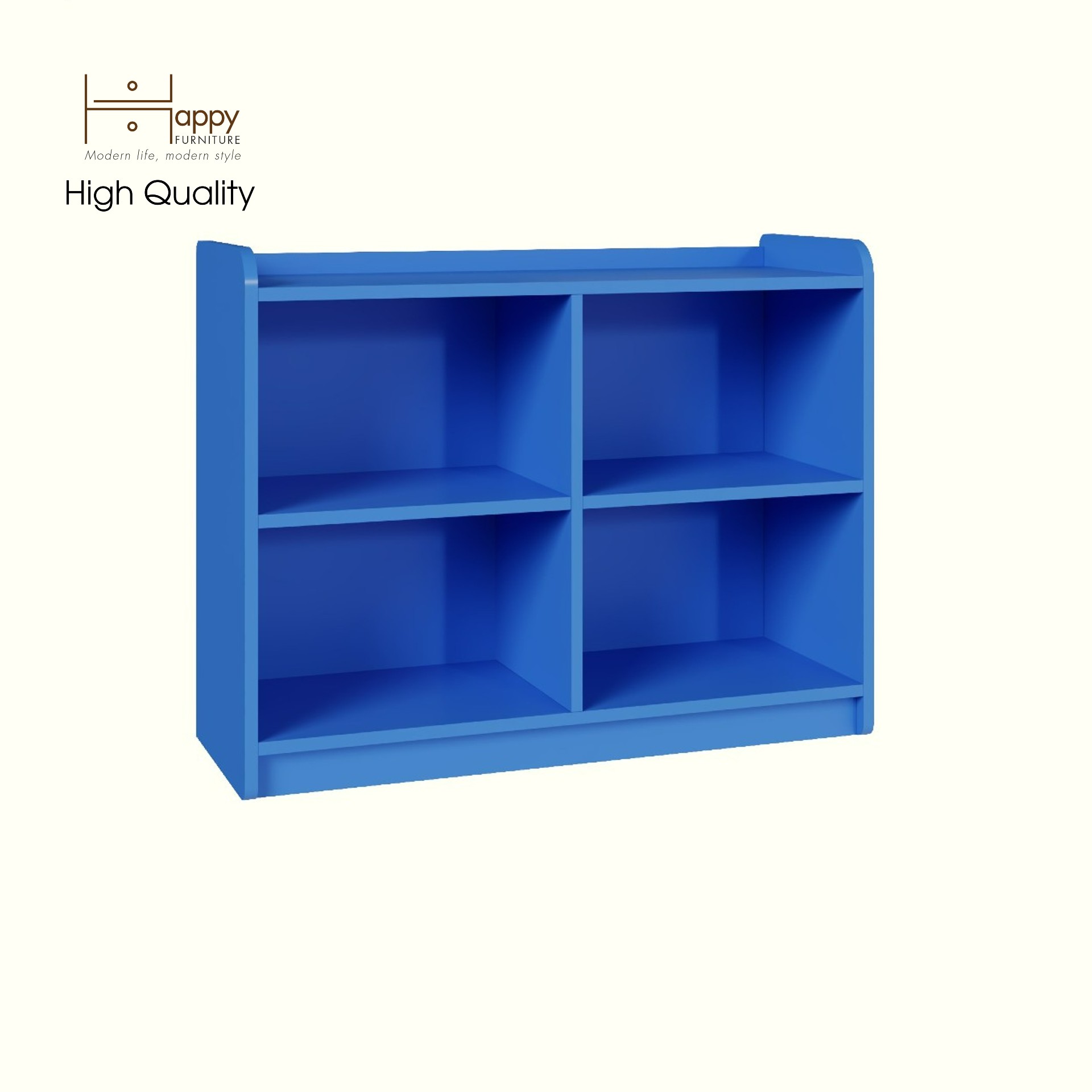 [Happy Home Furniture] KID, Kệ lưu trữ 4 ngăn cho trẻ em, 90cm x 32cm x 70cm ( DxRxC), TLT_006