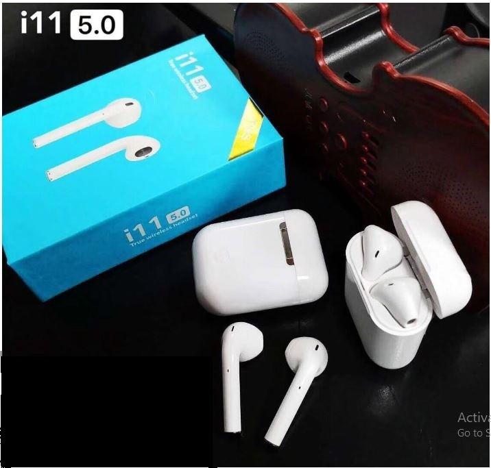 Tai Nghe Bluetooth i11 TWS 5.0 True wireless headset Cảm ứng - Hàng chính hãng-Tặng vòng tay RUBY