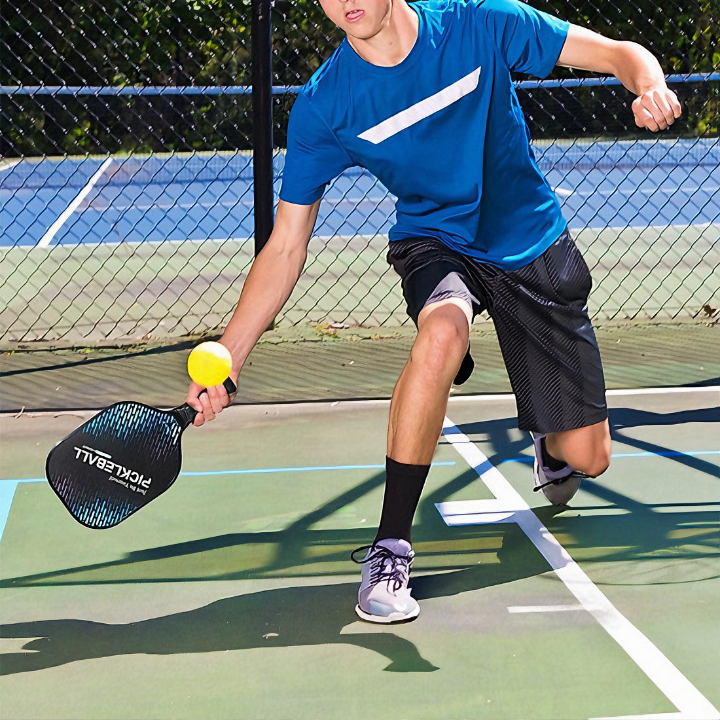 Bộ 2 vợt PICKLEBALL kèm 4 bóng tập luyện kèm túi đựng thể thao dành cho nam và nữ - Hàng chính hãng