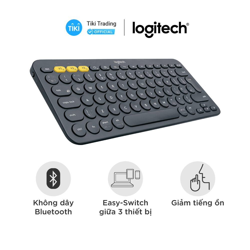 Bàn Phím Bluetooth Logitech K380 - Hàng Chính Hãng