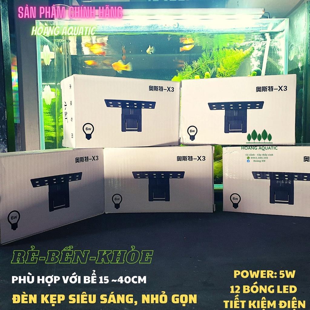 Đèn Thủy Sinh Cho Bể Mini X3- Đèn Kẹp Bể Cá Tiết Kiệm Điện