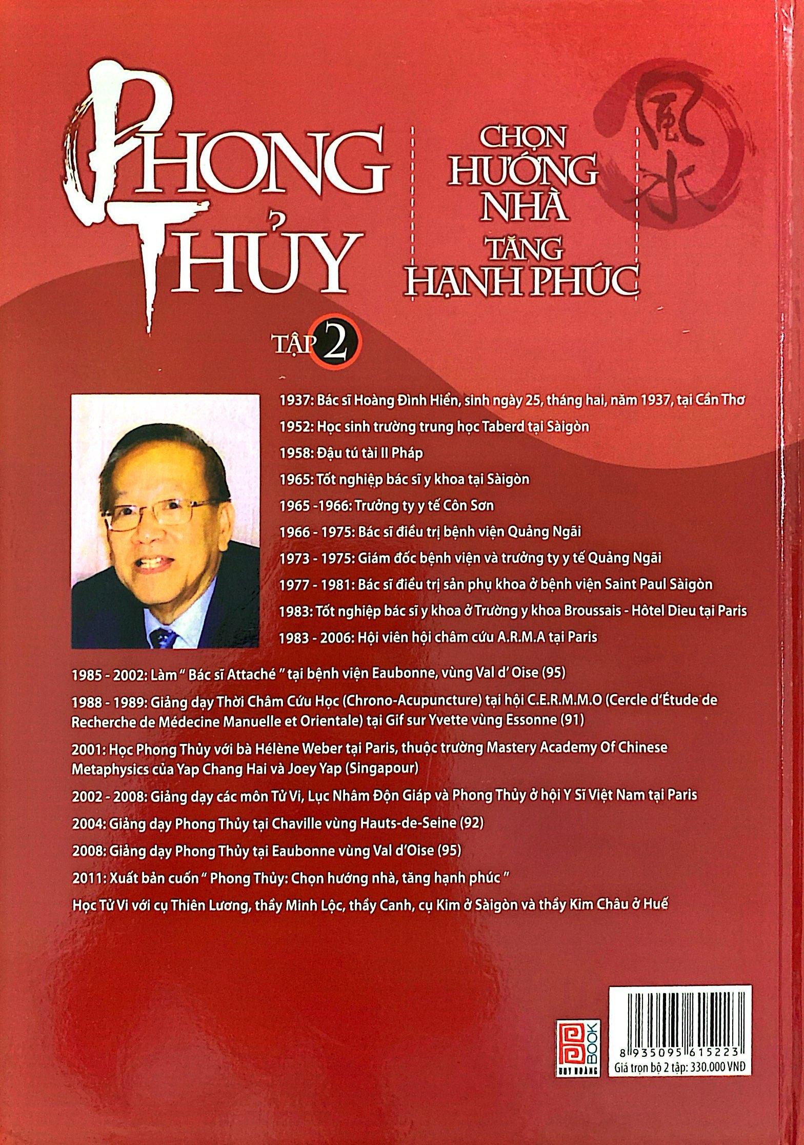 Sách Phong Thủy Chọn Hướng Nhà Tăng Hạnh Phúc (Trọn Bộ 2 Tập)