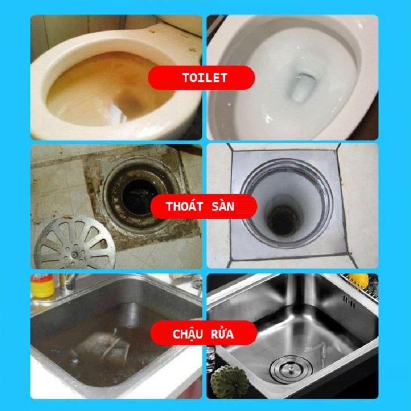Bột Thông Tắc Đường Ống Thần Thánh Cực Mạnh, Loại Lớn - Bột Thông Tắc Bồn Cầu ,Bồn Rửa Bát, Đường Ống Thoát Nước