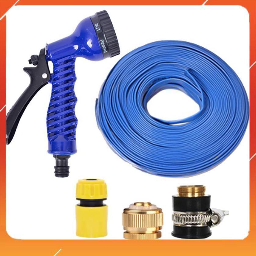 Bộ dây và vòi xịt tăng áp lực nước,rửa xe, tưới cây 7-10m 206843