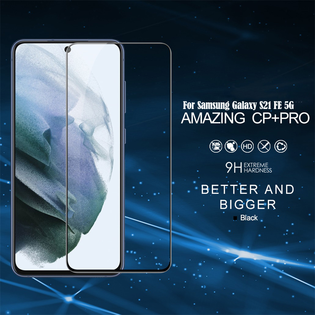 Dán Kính Cường Lực dành cho Samsung Galaxy S21 FE hiệu Nillkin - Hàng Nhập Khẩu