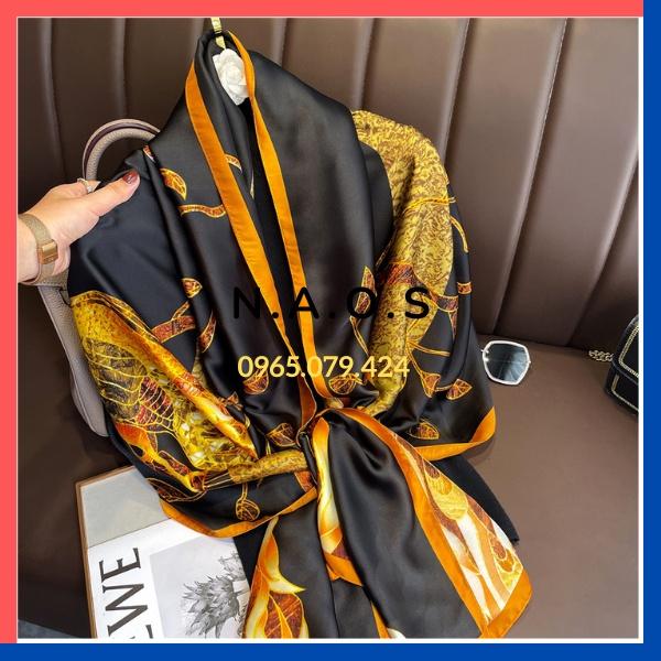 -Khăn Quàng Cổ Lụa Silk, Chất Khăn Siêu Nhẹ, Mềm Và Cực Mát-Qùa tặng 20/10-quà tặng sinh nhật-quà tặn