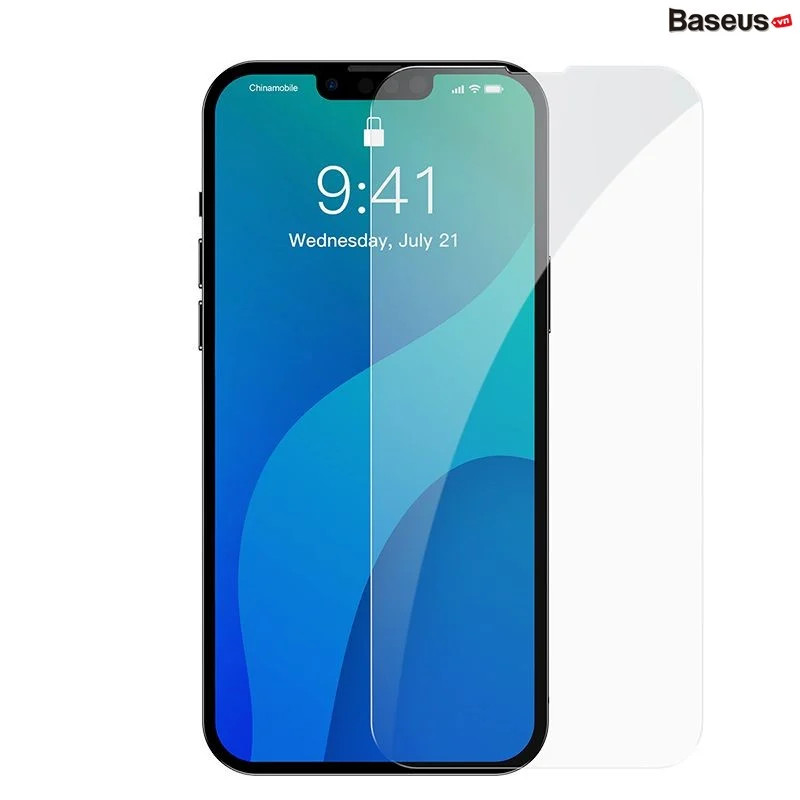 Kính cường lực CY-YMS Baseus 0.3mm Full-screen and Full-glass Super porcelain crystal Tempered Glass Film For iP 13 - hàng chính hãng