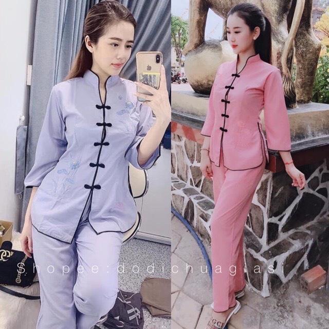 ĐỒ LAM ĐI CHÙA Sẩm Tàu Cao Cấp F2