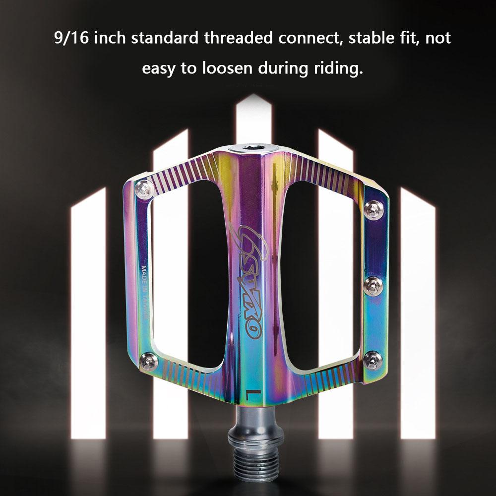 Bàn đạp xe đạp SWTXO Hợp kim nhôm MTB phẳng