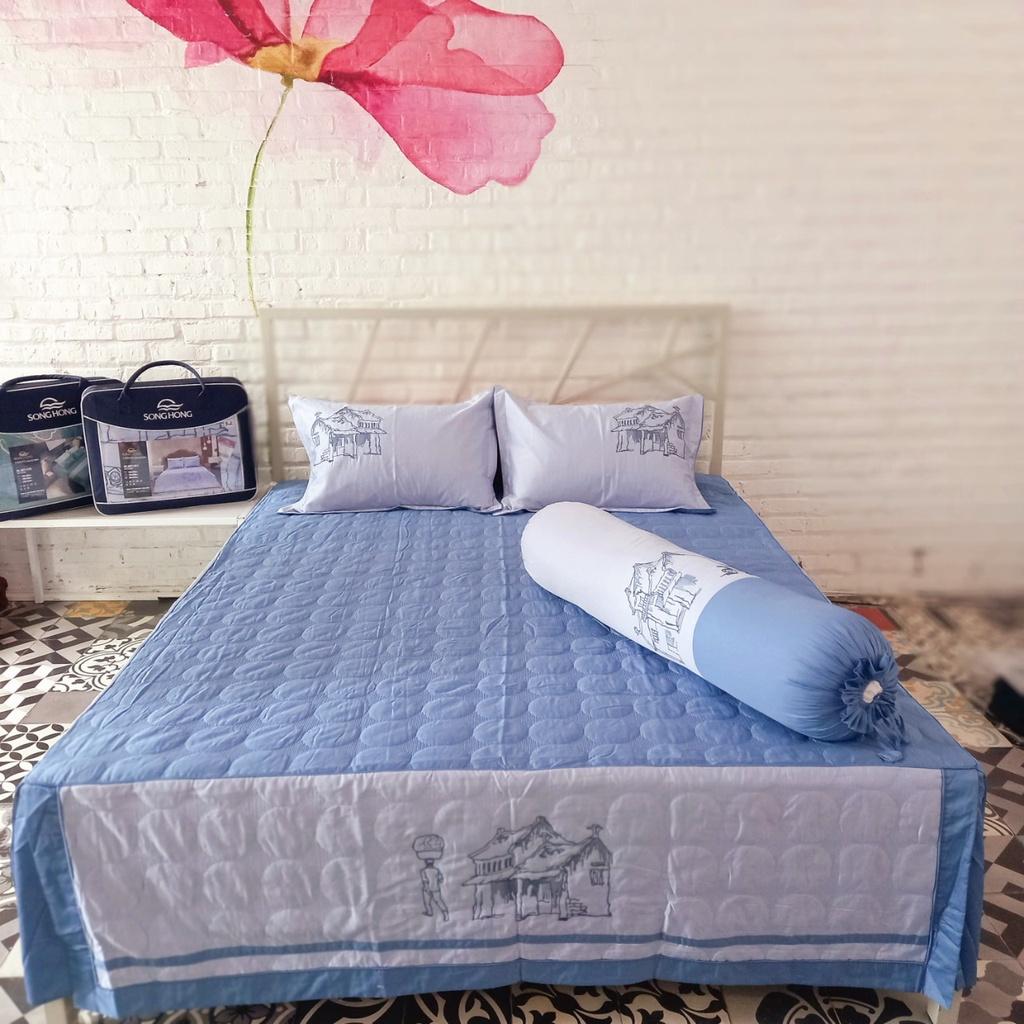Bộ chăn ga gối sông hồng cao cấp urban UC21 011