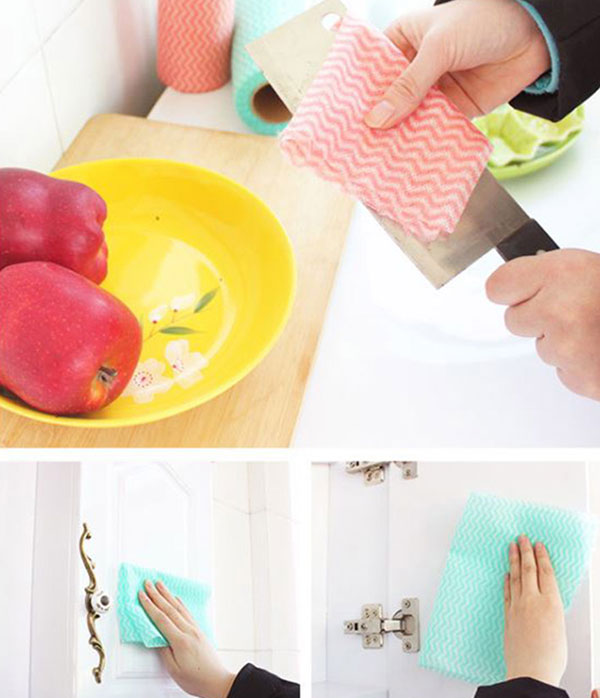 Combo 10 Cuộn Khăn Lau Đa Năng Tiện Ích