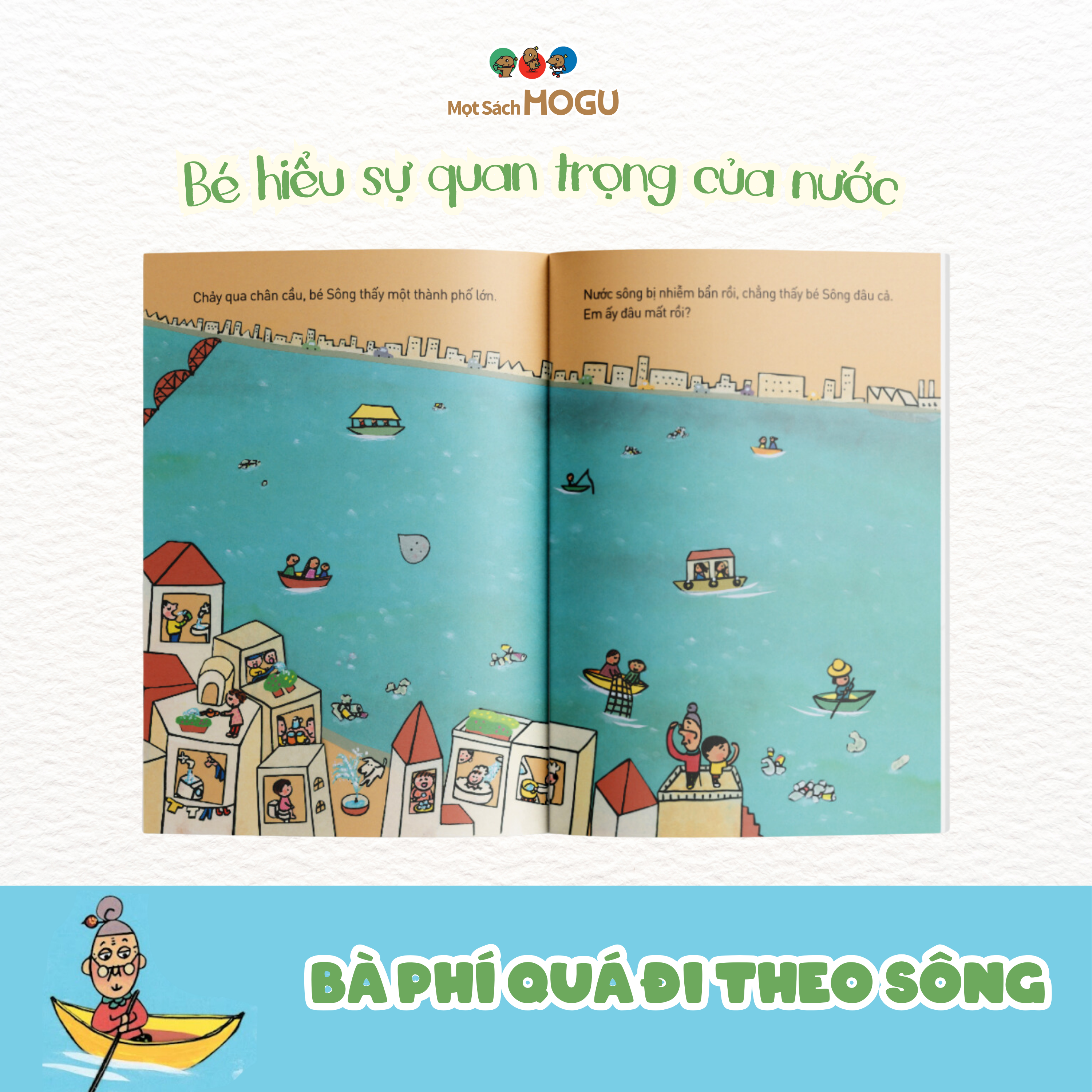 Ehon - Bà Phí Quá Đi Theo Sông (Tái Bản 2020)