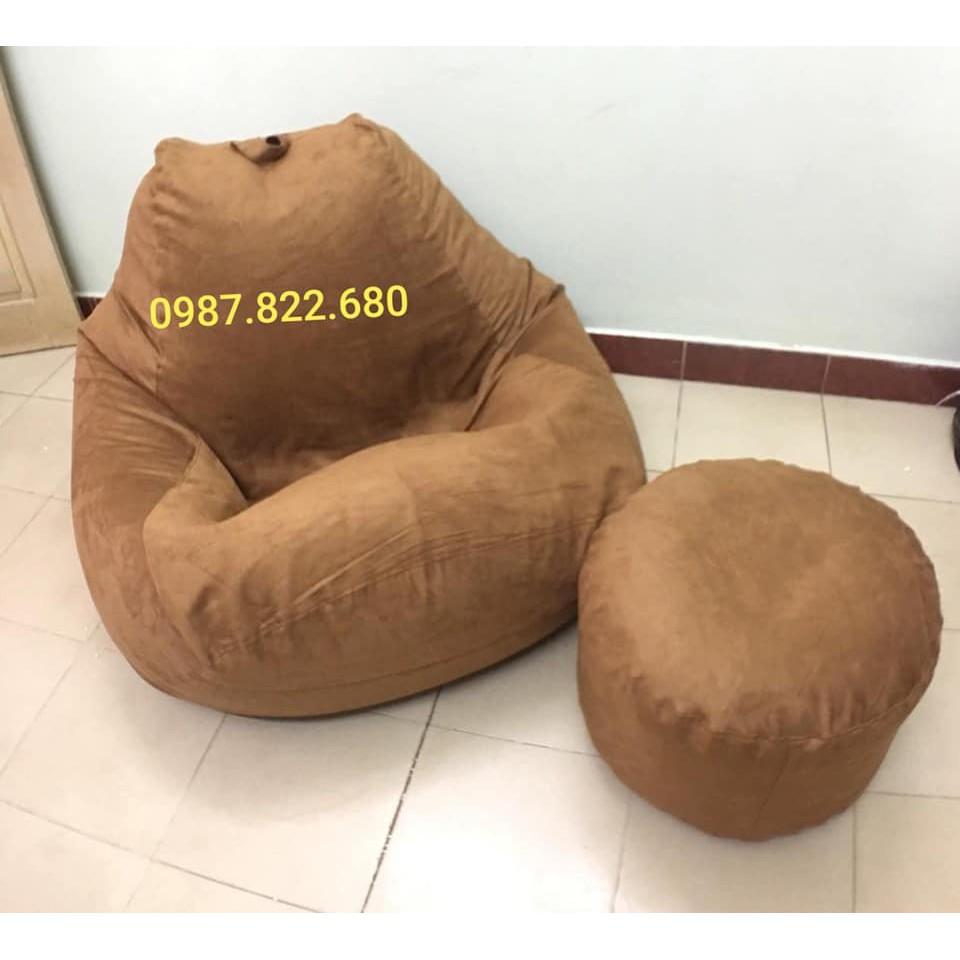 Ghế lười hạt xốp màu ngẫu nhiên