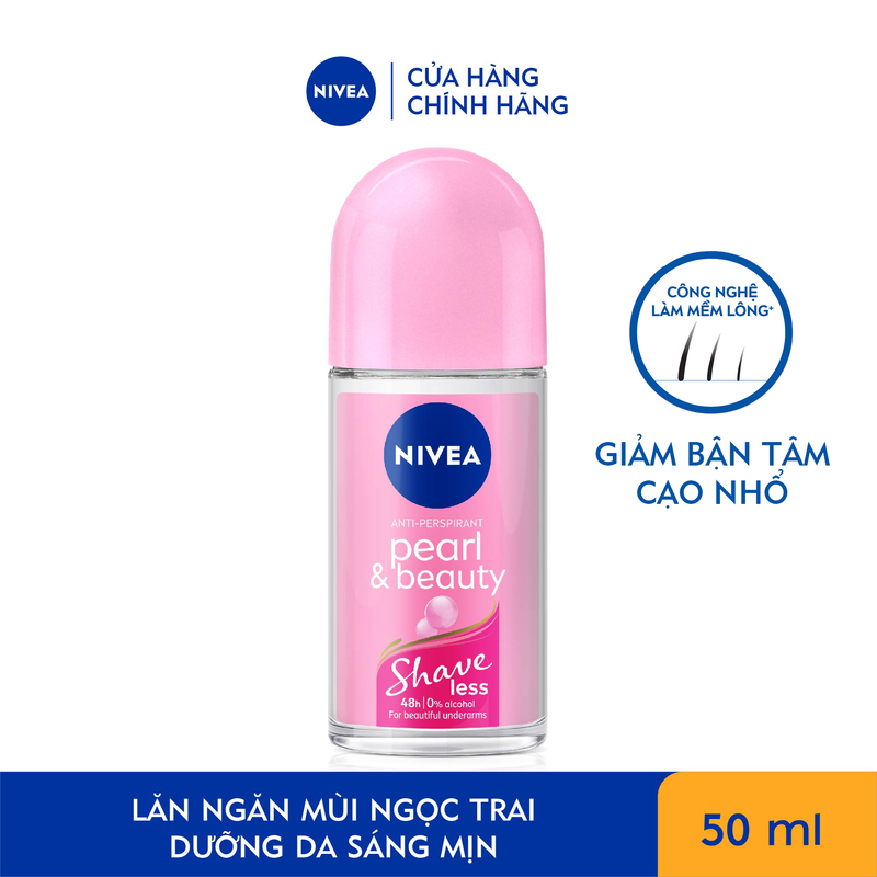 Lăn Ngăn Mùi Nivea Shaveless Ngọc Trai Đẹp Quyến Rũ 50ml - 98500