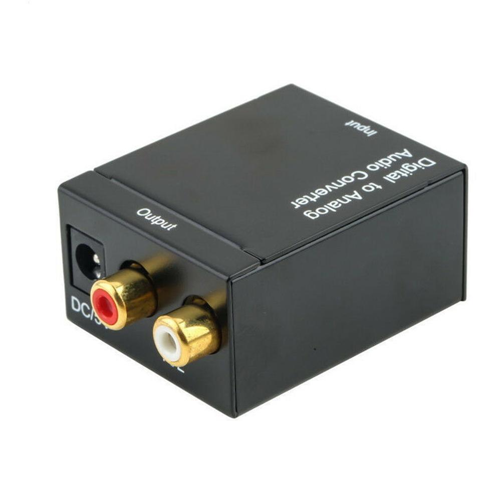 HD 1080p Digital Optical Co -Waxial Toslink chuyển đổi sợi spdif hợp tác để chuyển đổi âm thanh RCA tương tự RCA L/R 3,5 mm