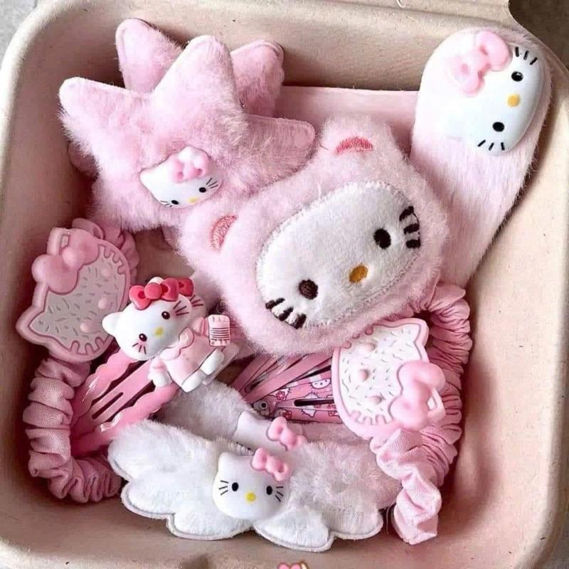 Ngoan xinh yêu của mẹ đâu rồiii    SET 15c kẹp tóc công chúa mèo Kitty bé nào cũng mê