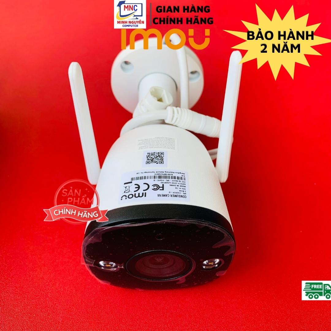 Camera Wifi ngoài trời Imou Bullet 2 IPC-F42FEP-D 4MP 2K, (Có Màu Ban Đêm) - Hàng Chính Hãng