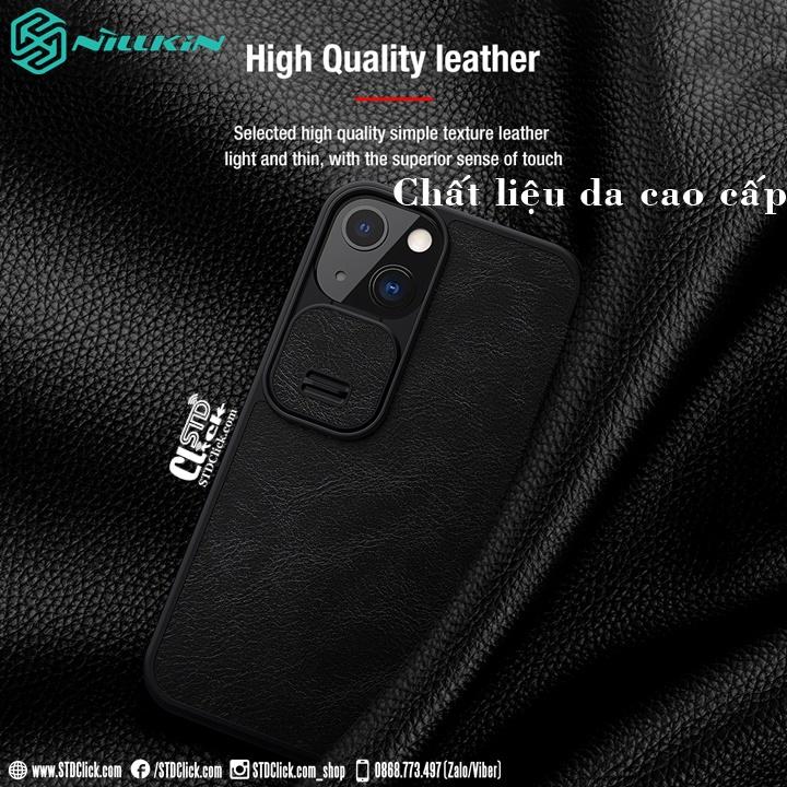 BAO DA DÀNH CHO ĐIỆN THOẠI IPHONE 13 NILLKIN QIN BẢO VỆ CAMERA