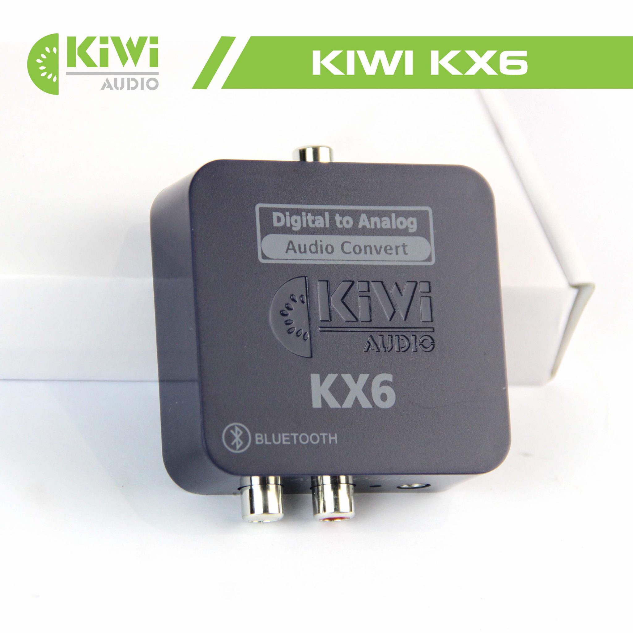 Bộ Chuyển Đổi Âm Thanh Quang Học Digital sang Analog Kiwi KX6 (Hỗ Trợ Bluetooth) - Hàng Chính Hãng