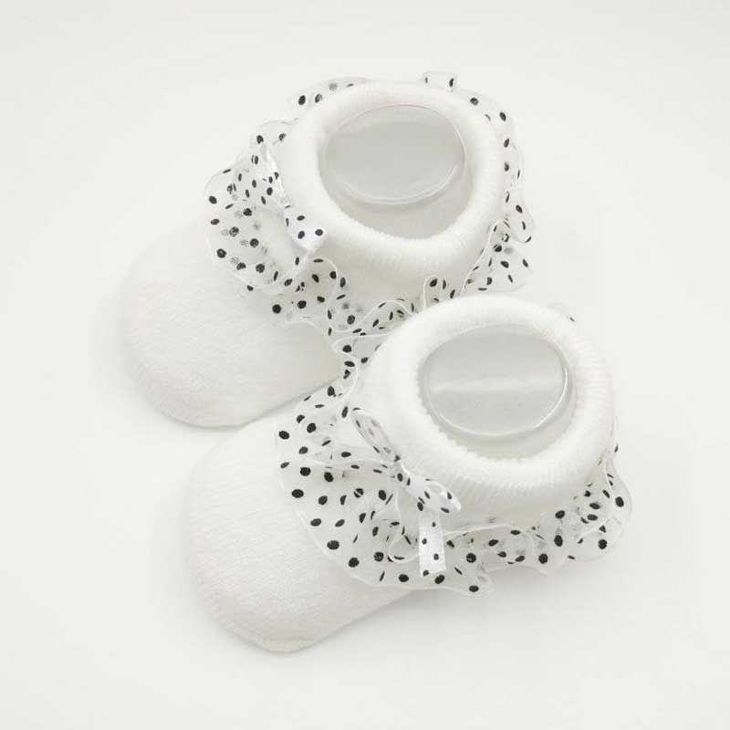 Tất Sơ Sinh Cho Cé từ 0-12 Tháng Tuổi, Chất Cotton Xin Xắn, An Toàn Tuyệt Đối Với Làn Da Của Bé