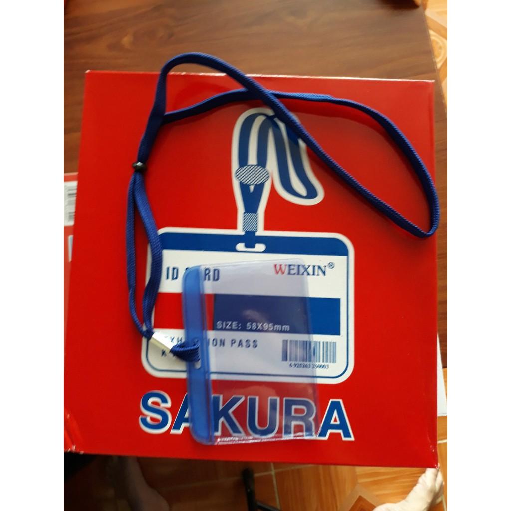 Hộp thẻ đeo bảng tên sakura