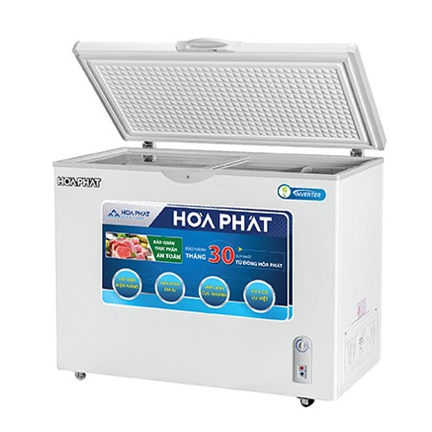 TỦ ĐÔNG INVERTER HÒA PHÁT 252 LÍT HCFI-516S1Đ1 ĐỒNG (R600A) (HÀNG CHÍNH HÃNG) (CHỈ GIAO HCM)