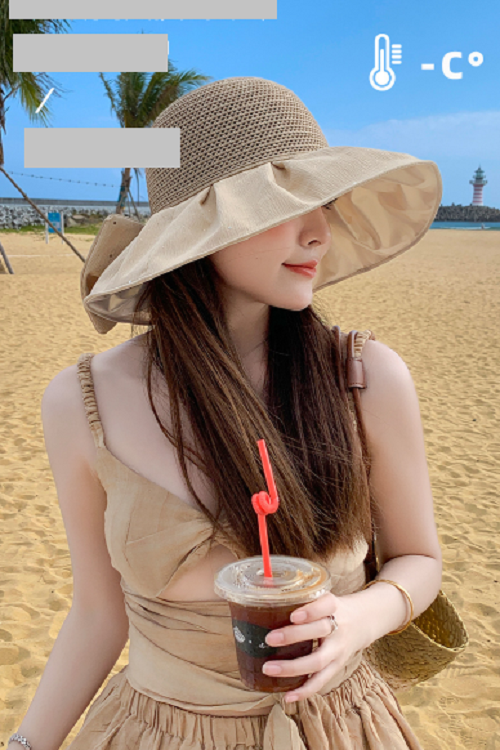 Mũ rộng vành nữ chống nắng chống tia UV cao cấp, nón nữ thời trang phong cách Hàn