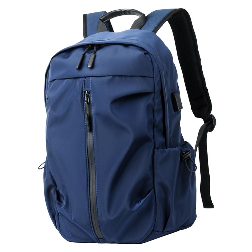 Backpack for Men, Outdoor Travel Laptop Backpack with USB Charging Port, Durable Water Resistant Computer Laptop Business Bag Fits 15.6 Inch Computer