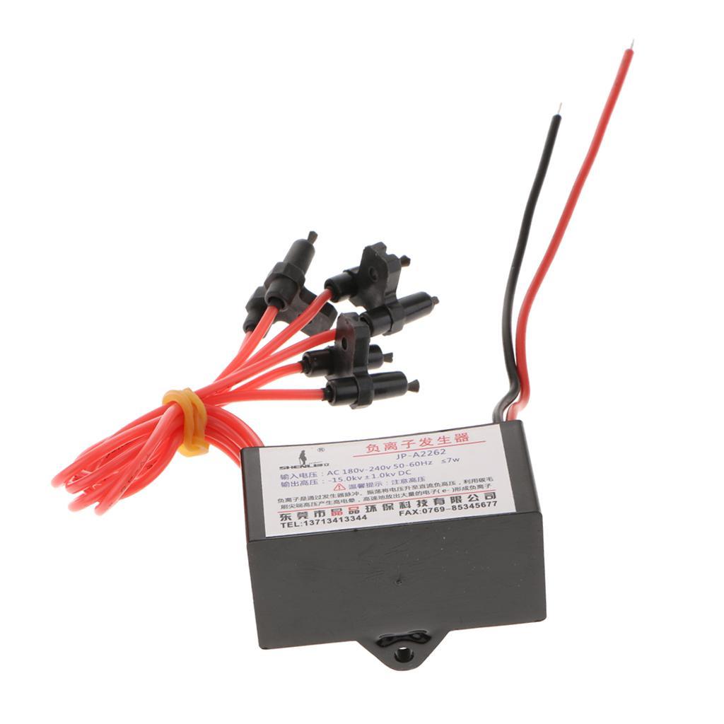 AC 220V Air Ionizer Ioniser Airborne Anion Generator 6Head