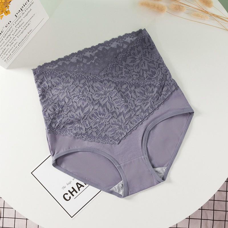 COMBO 5 QUẦN COTTON PHỐI REN LƯNG CAO ÔM BỤNG 86041