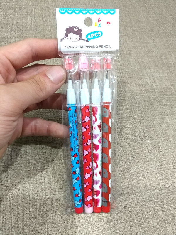 Bộ 4 Chì Khúc Dài Nhiều Màu Lantu 168