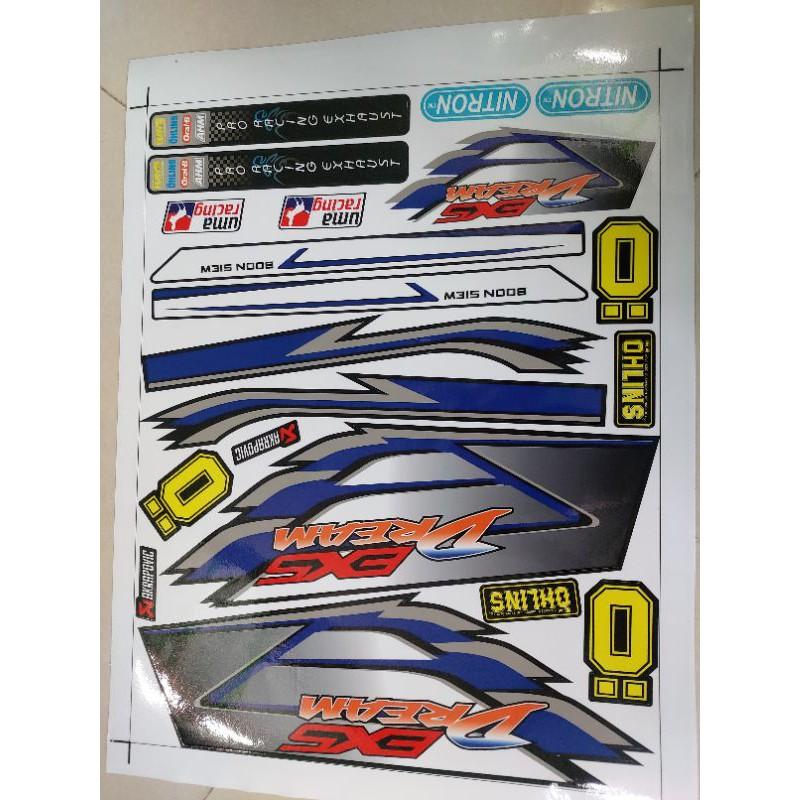 Tem xe dream ex5 tặng kèm logo siêu rẻ