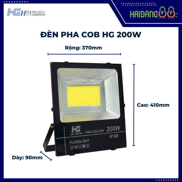 Đèn pha LED COB HG 200W