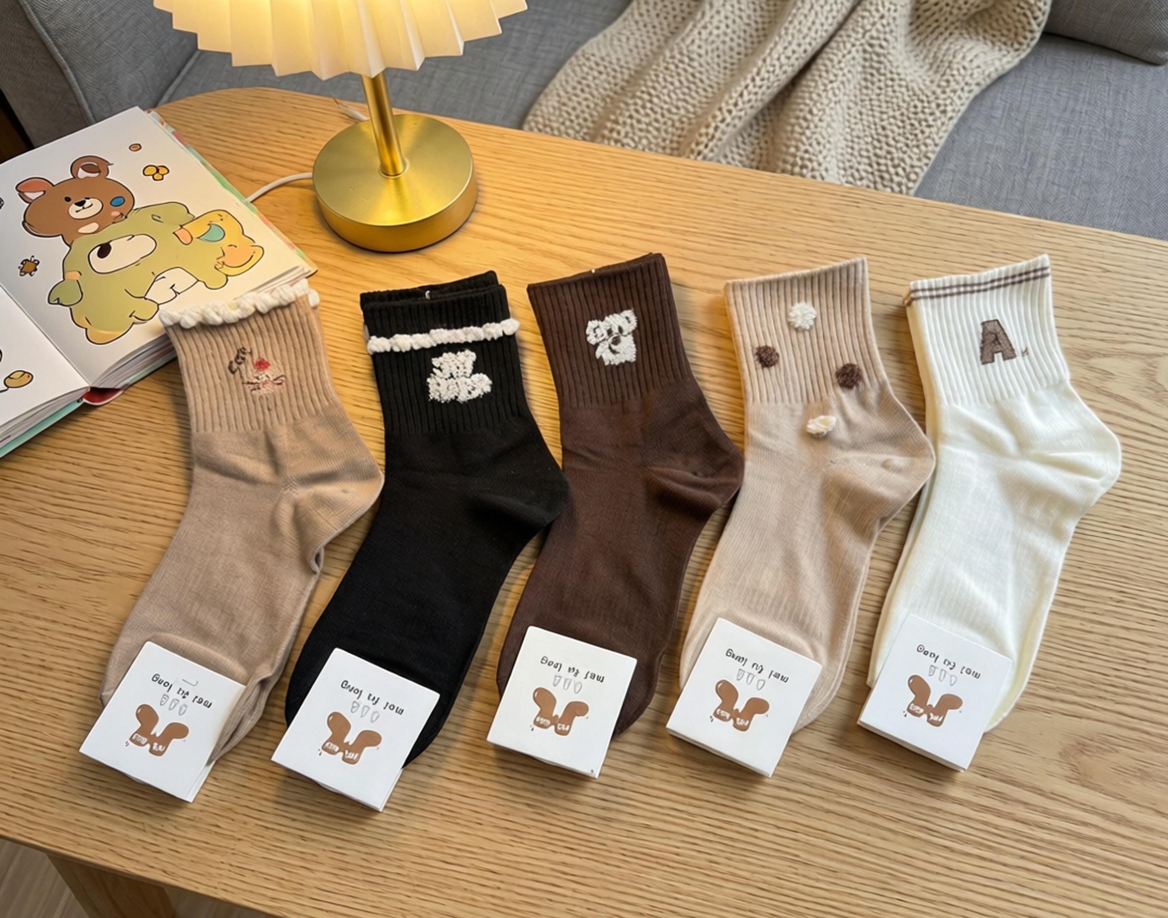 SET 5 ĐÔI TẤT VỚ NỮ CAO CỔ MÃ 18 DÀNH CHO NỮ