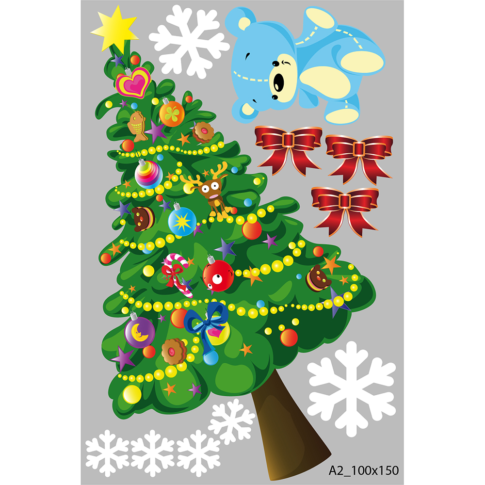 DECAL TRANG TRÍ NOEL 2021 COMBO SỐ 28