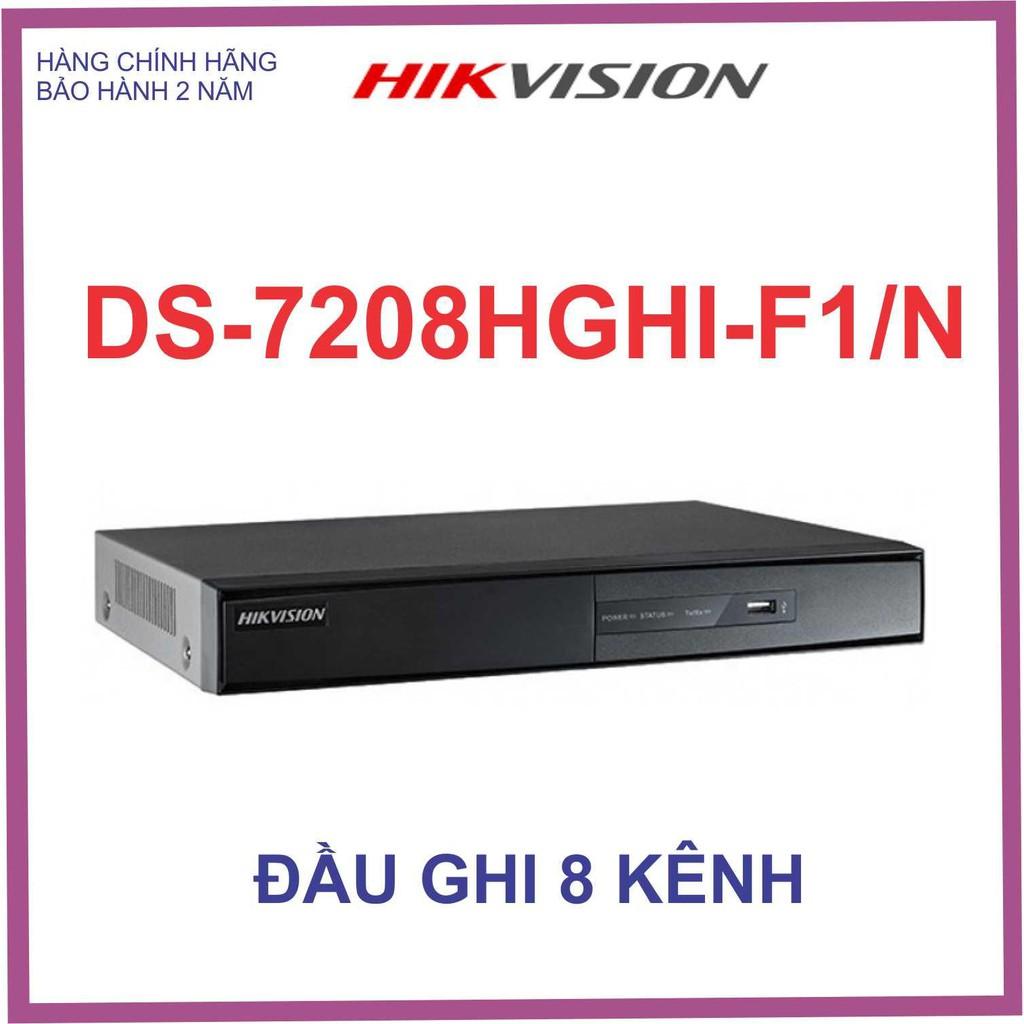 Đầu ghi hình 8 kênh turbo HIKVISION DS-7208HGHI-K1 - Hàng Chính Hãng