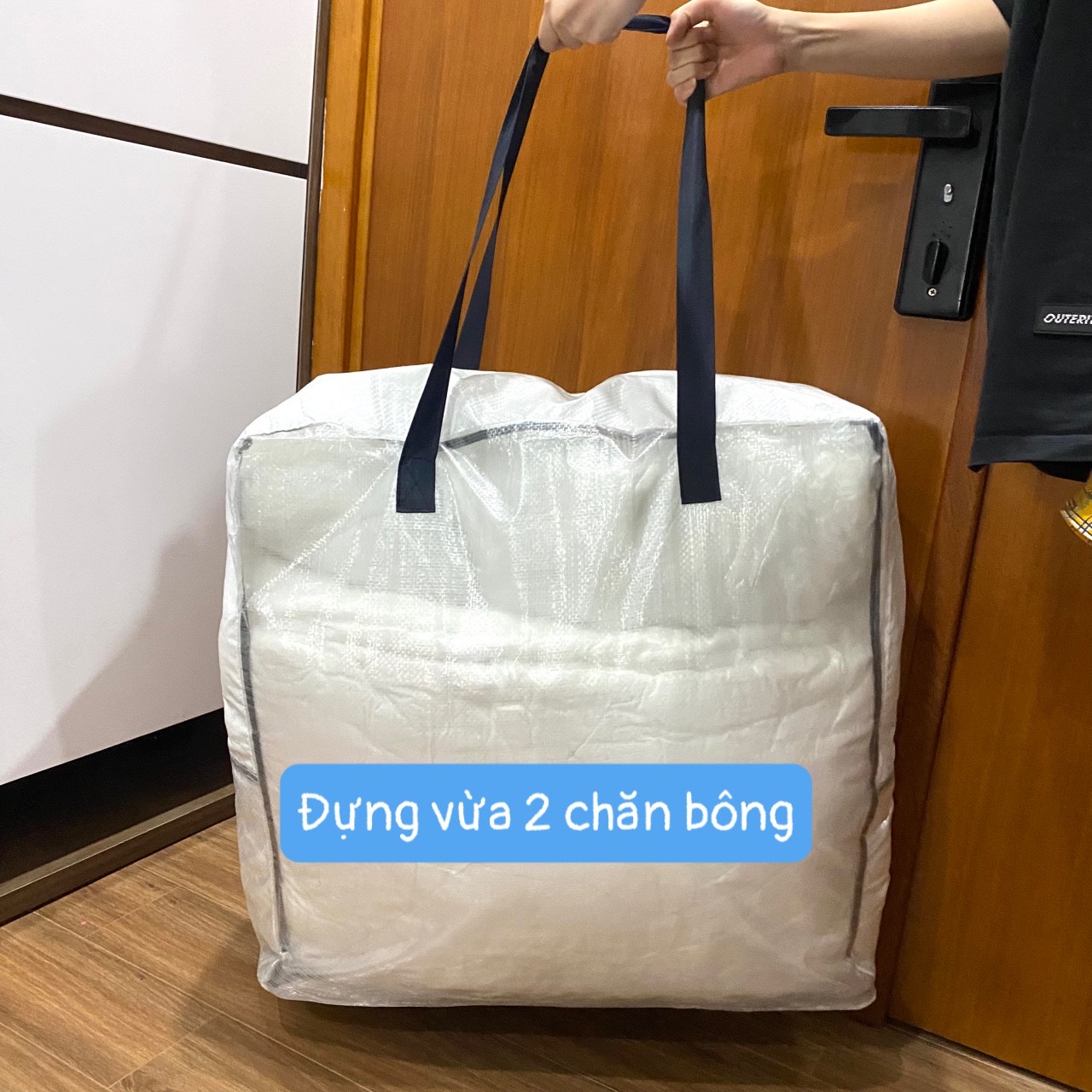 Túi Đựng Chăn Màn Hàng Nhà Máy 65x22x65cm Tráng Nhựa Nguyên Sinh Chắc Chắn
