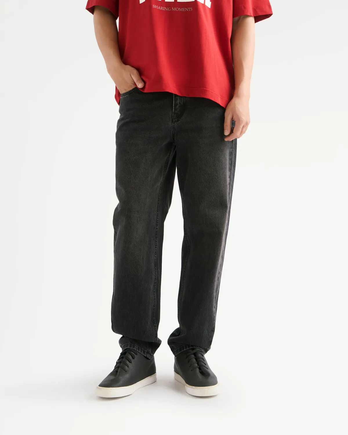 Quần jean Nam Dark Grey Form Tapered ROUTINE 10S26DPA008