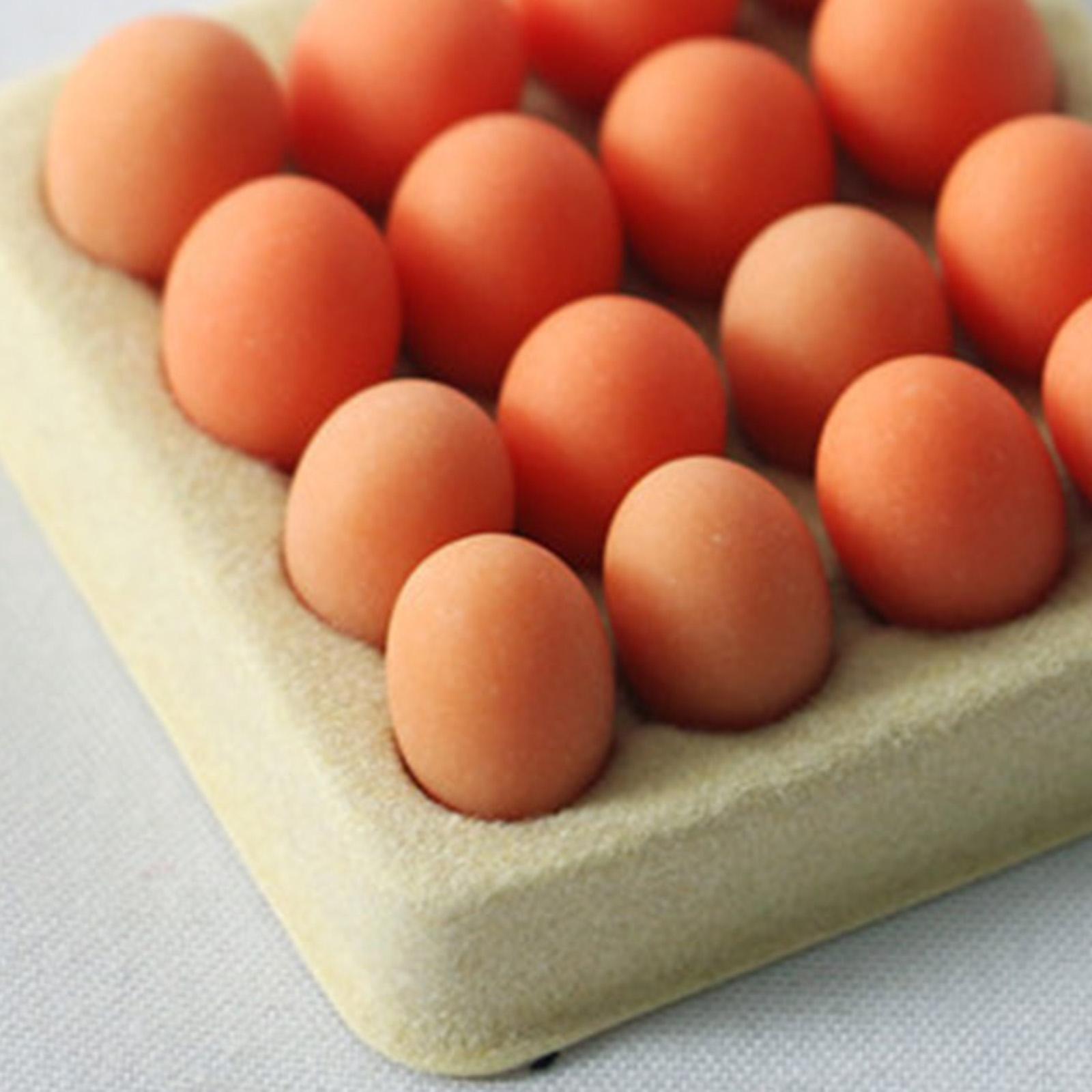 1/12 Dollhouse Miniature Eggs Children Cooking